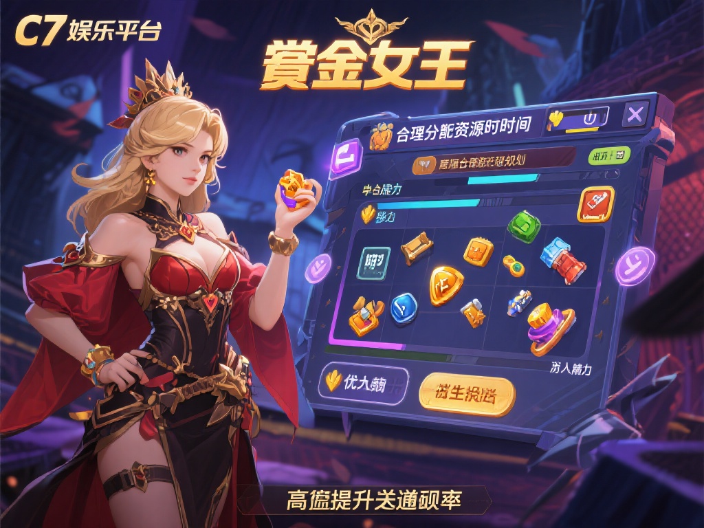 合理分配资源与时间
在C7娱乐平台上，赏金女王的