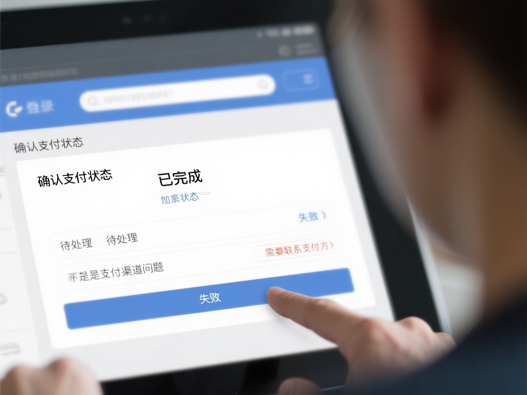 确认支付状态：首先登录你的支付账户，检查交易记录是