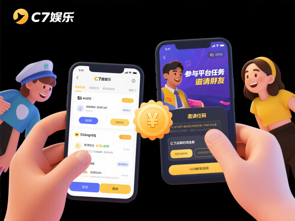 参与平台任务或邀请好友：c7娱乐常常通过任务系统或